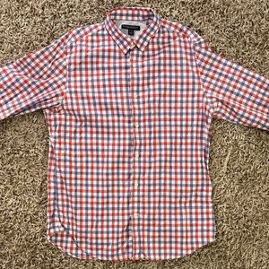Banana Republic Mens Large 16-16 1/2 Plaid